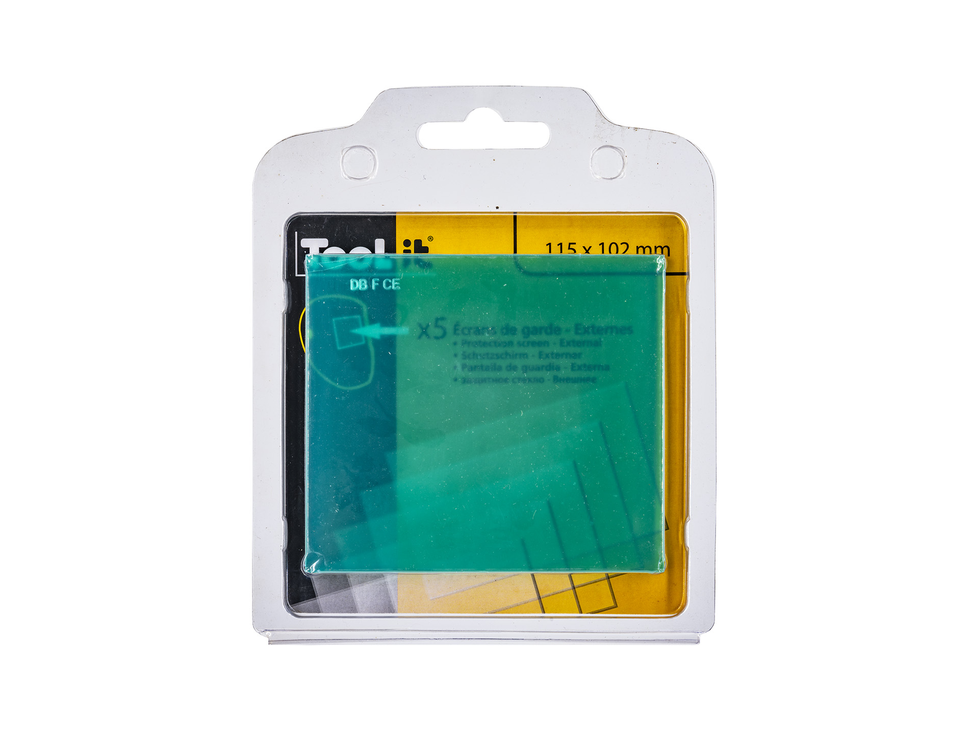 Ecrans de garde extérieur masque de soudeur 115 x 102 x5